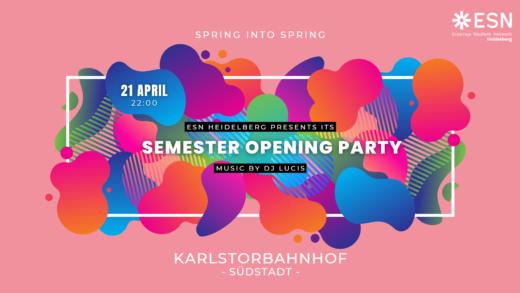 Bild: Semester Opening Party