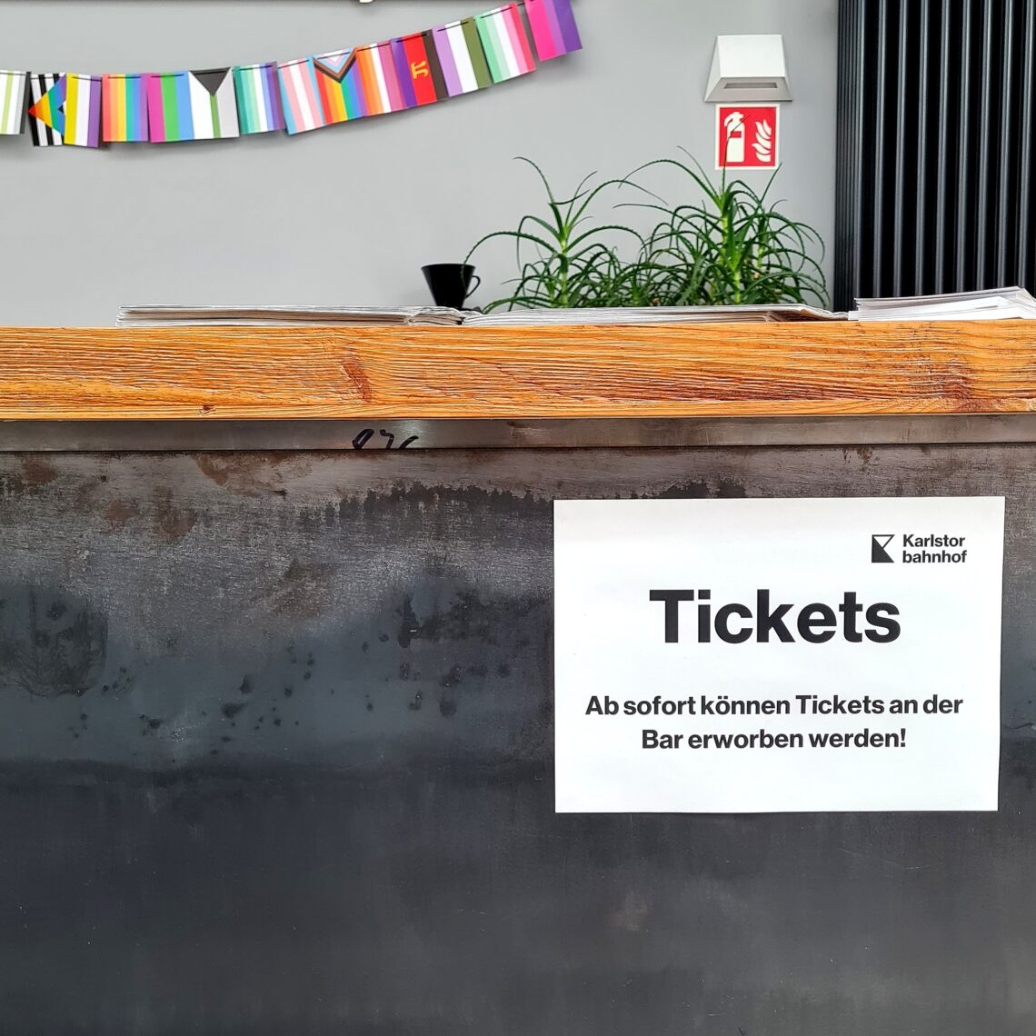 Bild: Tickets jetzt auch vor Ort!