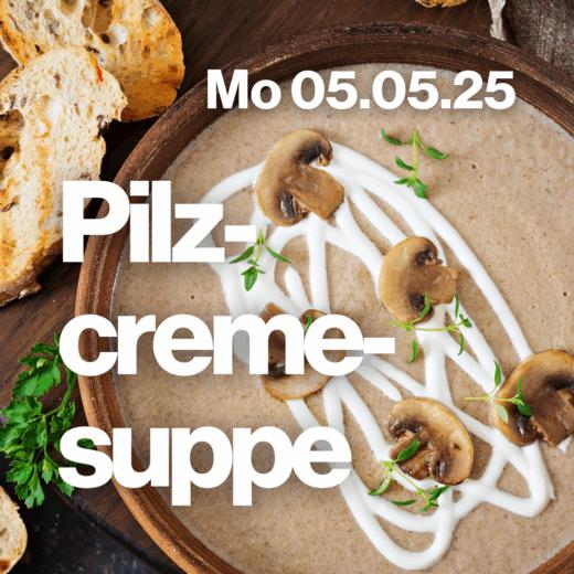 Bild: Montagstopf: Pilzcremesuppe (vegan)