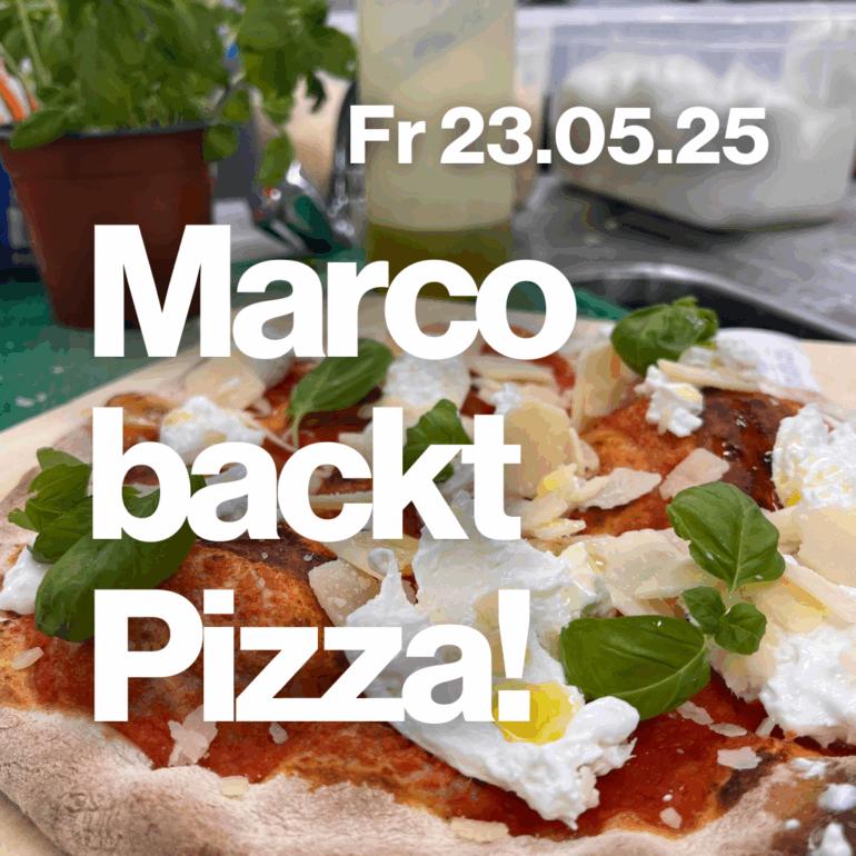 Bild: Freitagstisch: Marco backt Pizza! (vegan/non-vegan)