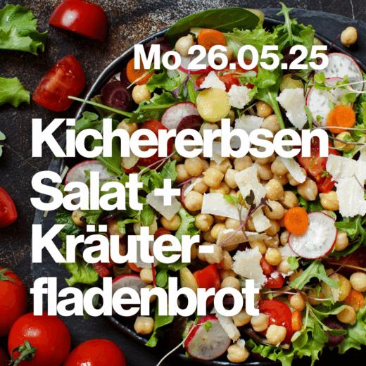 Bild: Montagstisch: Kichererbsensalat (vegan)