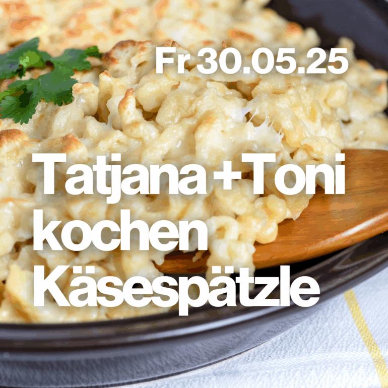 Bild: Freitagstisch: Käsespätzle (vegan/vegetarisch)