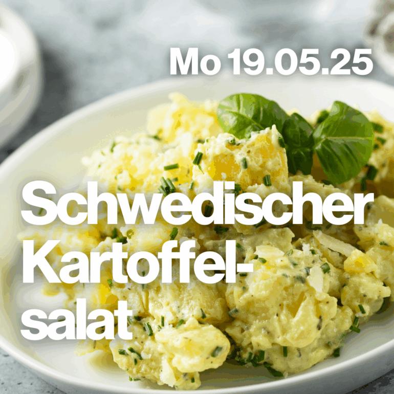 Bild: Montagstisch: Schwedischer Kartoffelsalat (vegan)