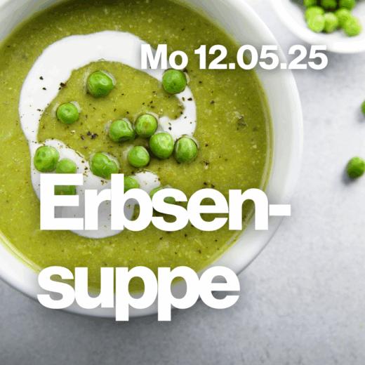 Bild: Montagstopf: Erbsensuppe (vegan)