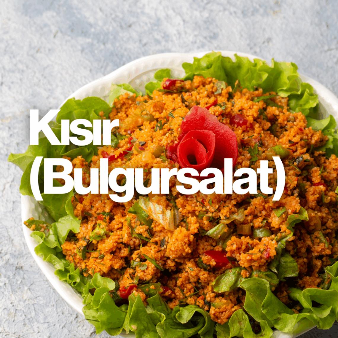 Bild: Montagstisch: Kısır Bulgursalat (vegan)