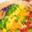 Bild: Montagstisch: Bunter Salatteller (vegan)