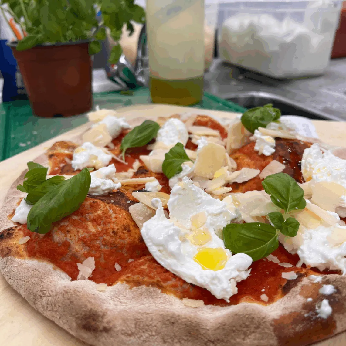 Freitagstisch: Pizza Margherita & Carbonara