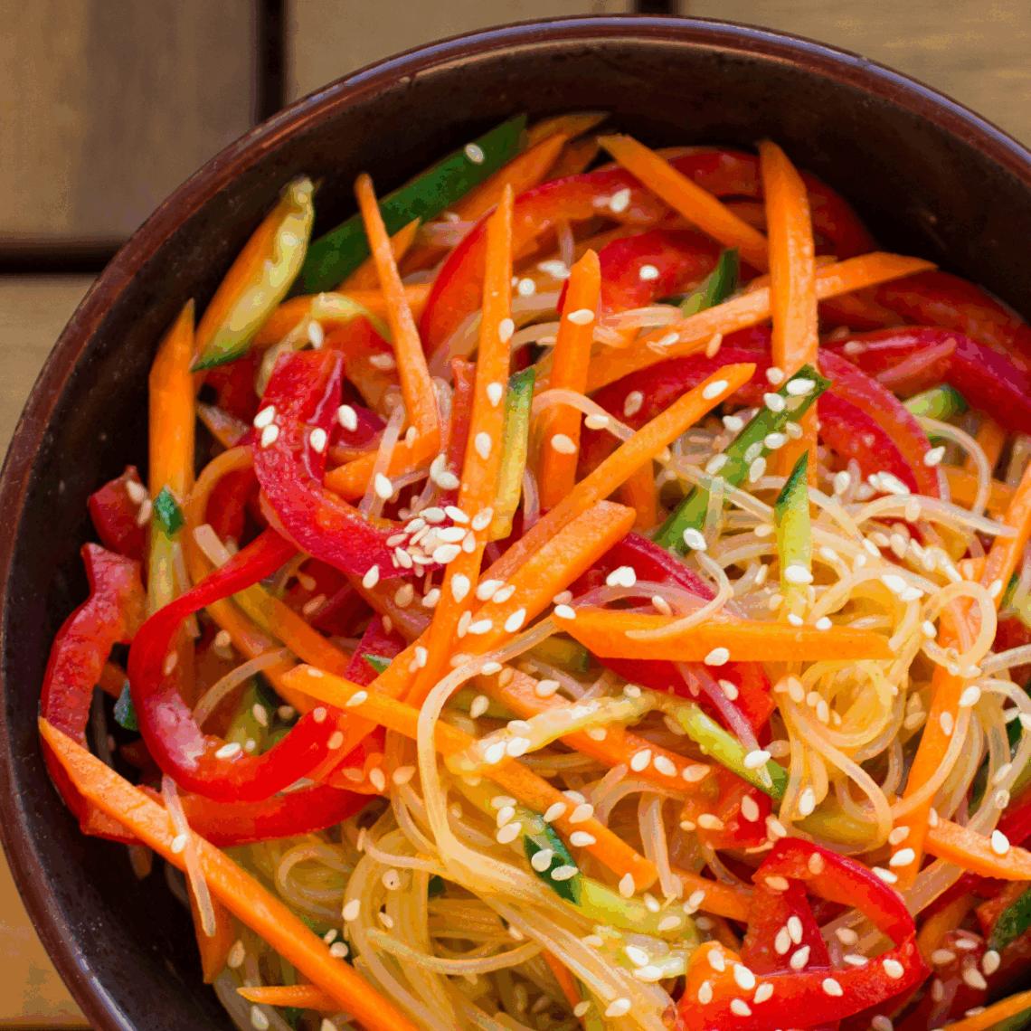 Bild: Montagstisch: Philippinischer Salatteller (vegan)