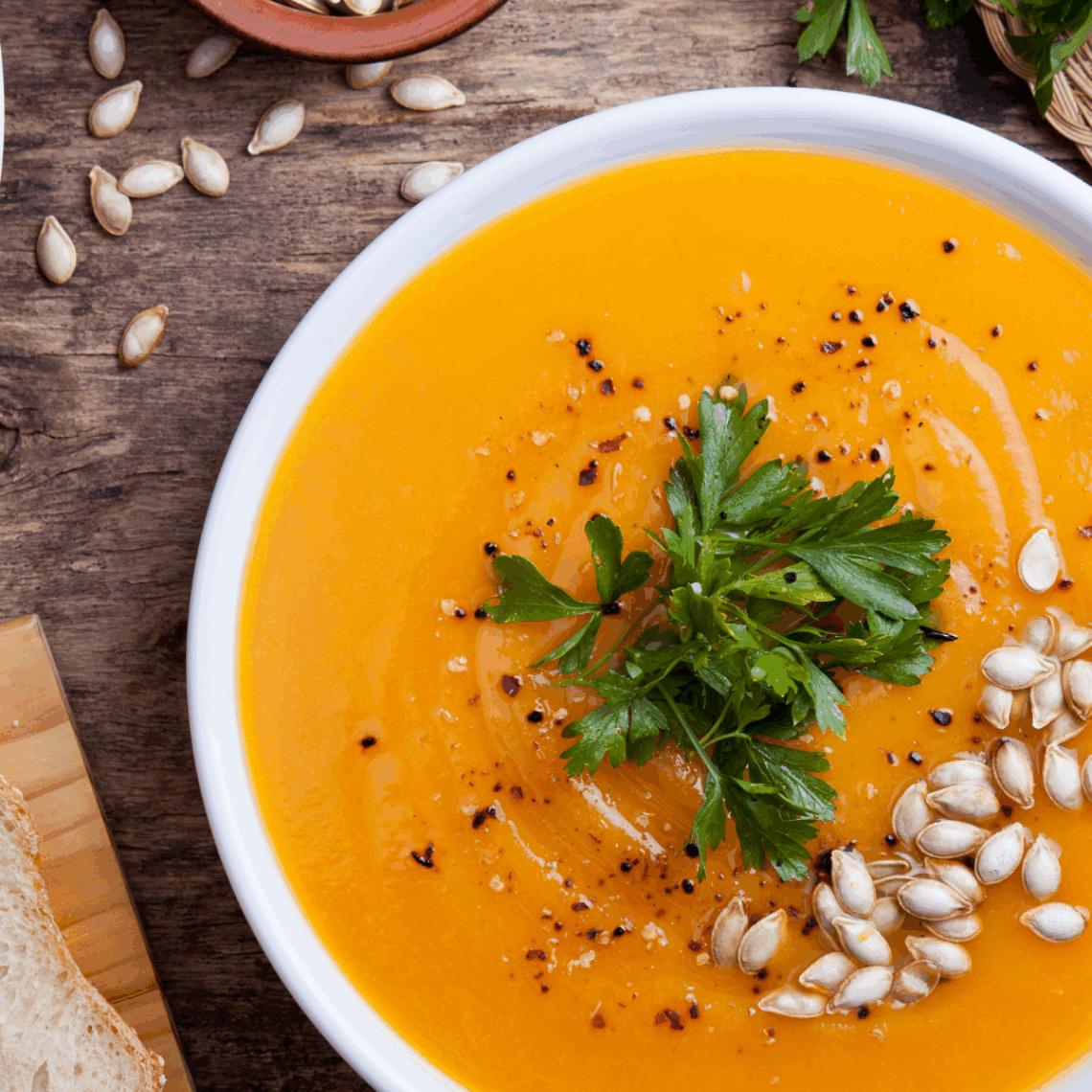 Bild: Montagstisch: Kürbissuppe