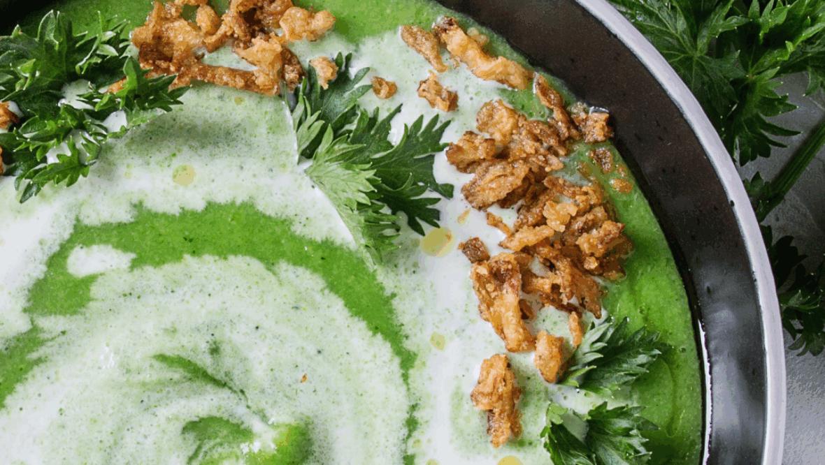 Bild: Montagstisch: Brokkolicremesuppe