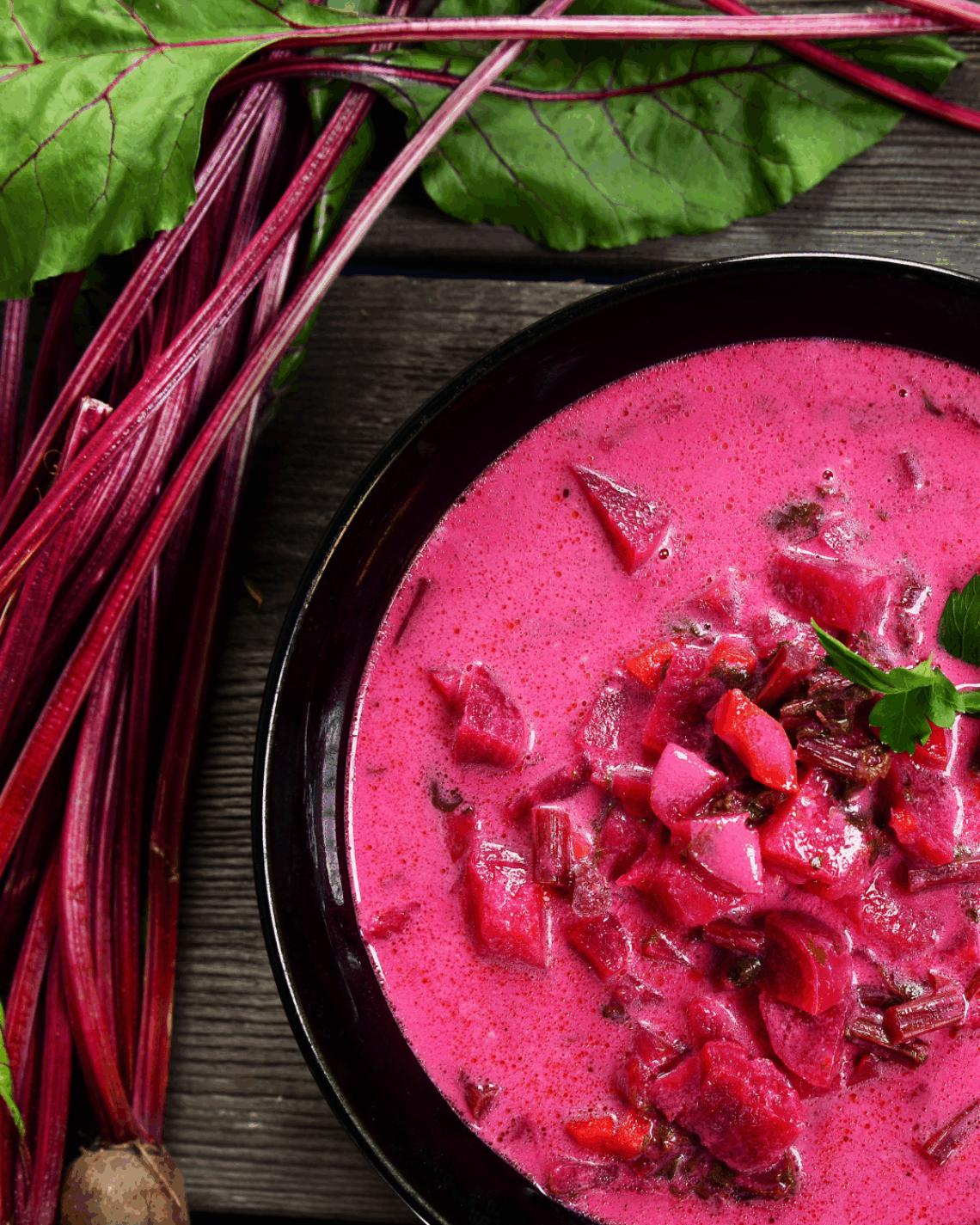 Bild: Montagstisch: Rote-Bete-Ingwer-Suppe