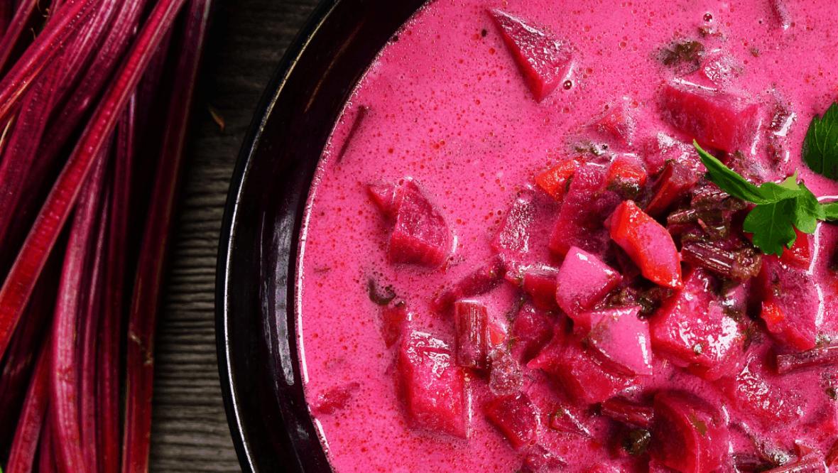 Bild: Montagstisch: Rote-Bete-Ingwer-Suppe