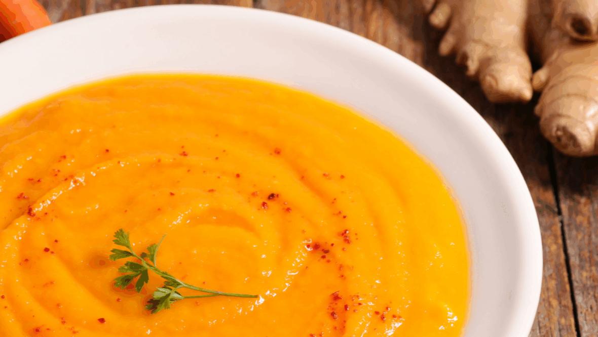 Bild: Montagstisch: Karotte-Ingwer-Kokos Suppe