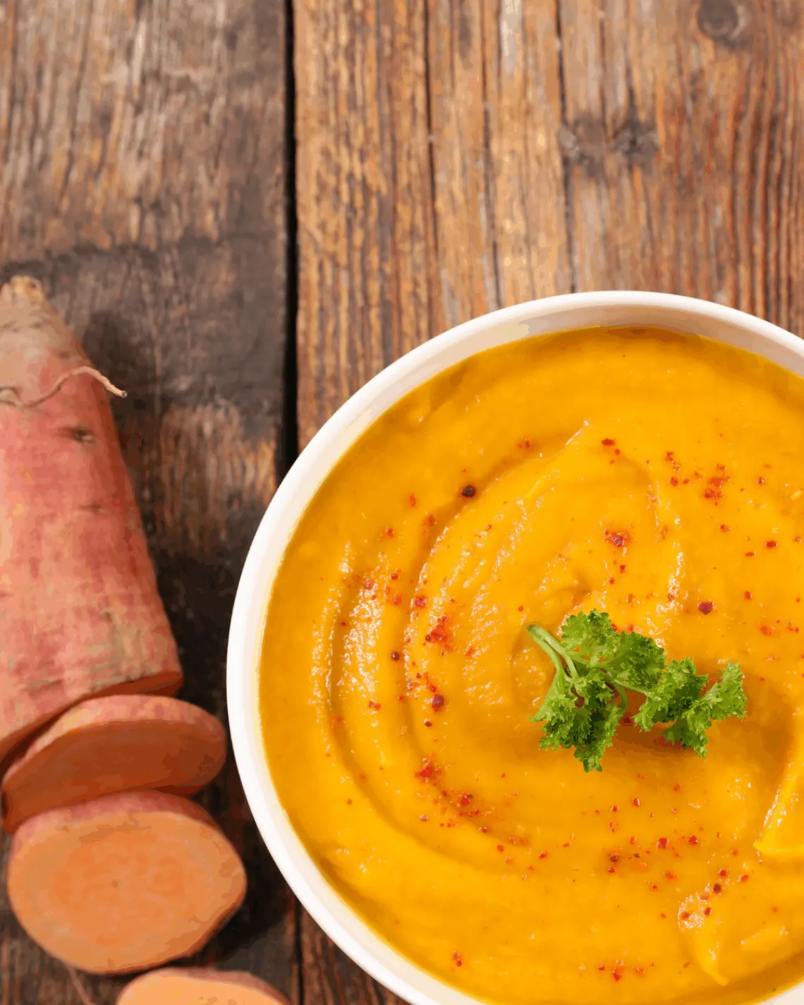 Montagstisch: Erdnuss-Süßkartoffel-Suppe