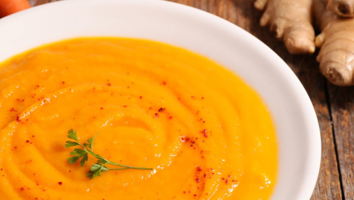 Bild: Montagstisch: Karotte-Ingwer-Kokos Suppe