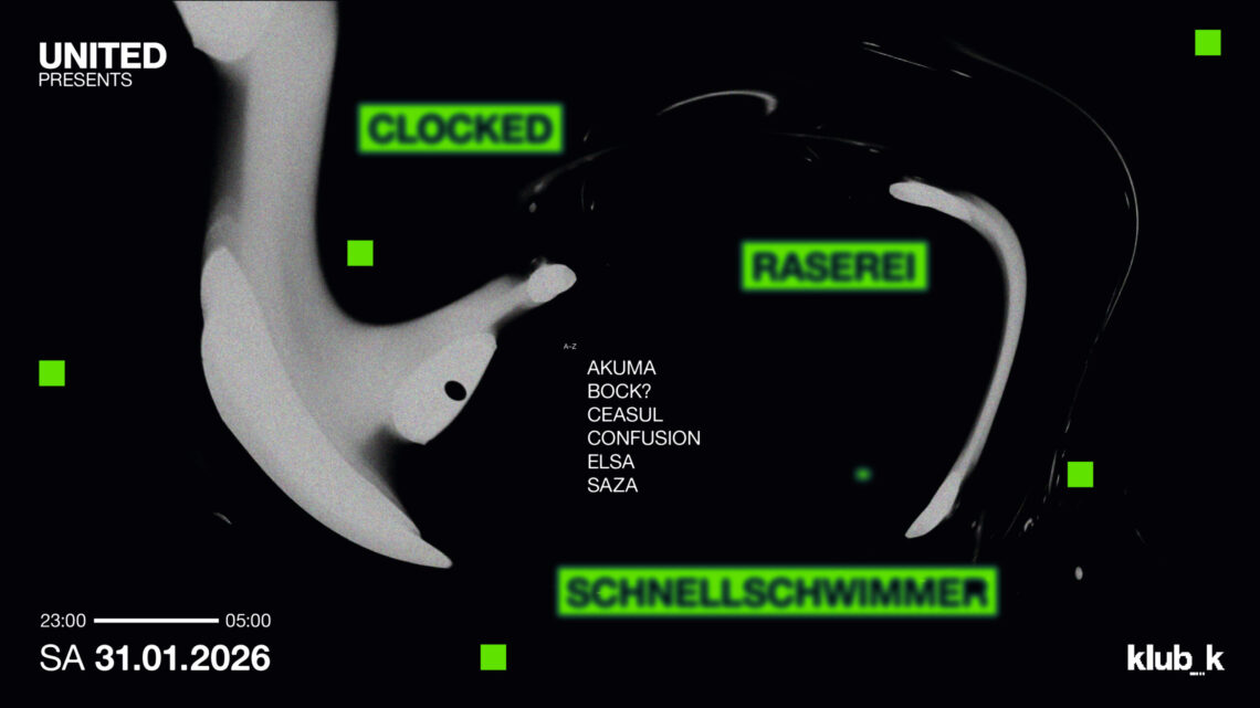 Bild: United presents: RASEREI x Clocked. x schnellschwimmer