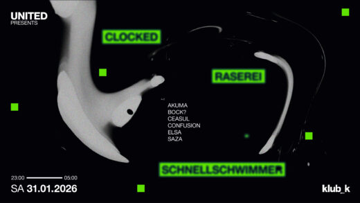 Bild: United presents: RASEREI x Clocked. x schnellschwimmer