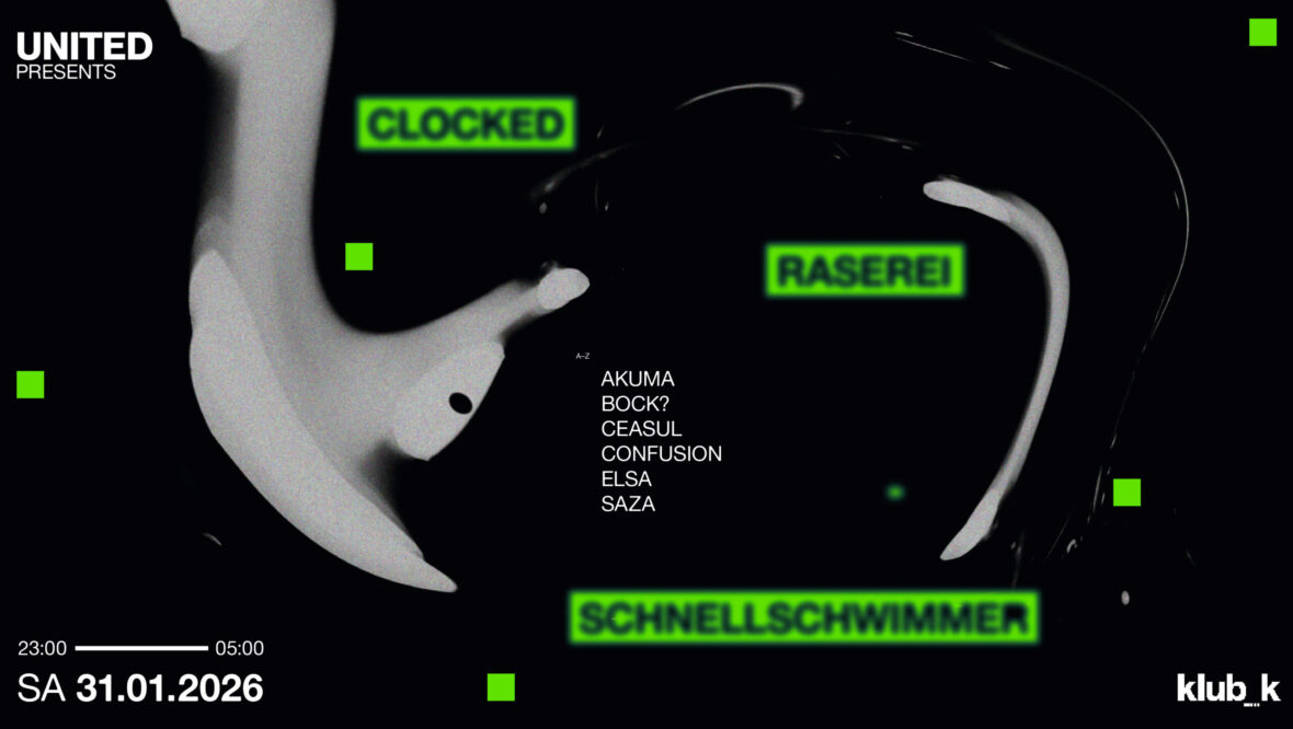 Bild: United presents: RASEREI x Clocked. x schnellschwimmer
