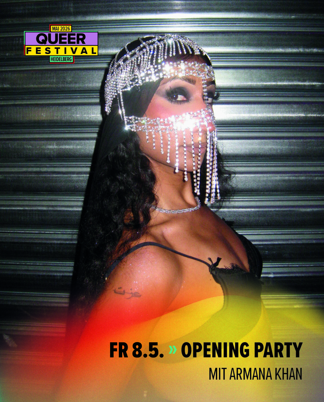 Bild: Queer Festival Opening Party  w./ Armana Khan