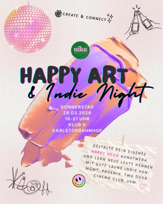 Bild: HAPPY ART &amp; INDIE NIGHT