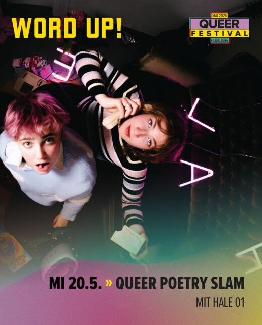 Bild: WORD UP! Queer Poetry Slam