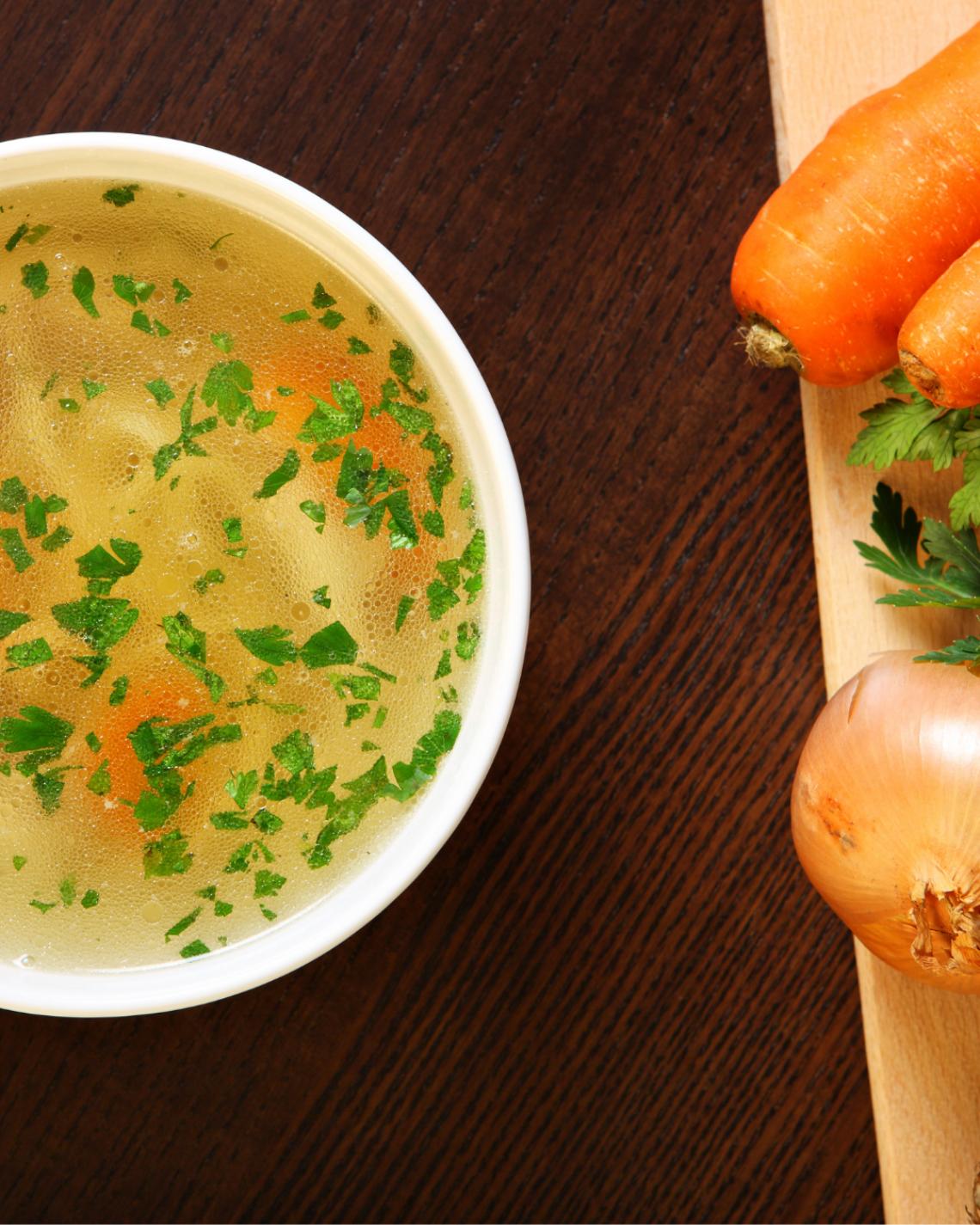 Bild: Montagstisch: Gemüsesuppe