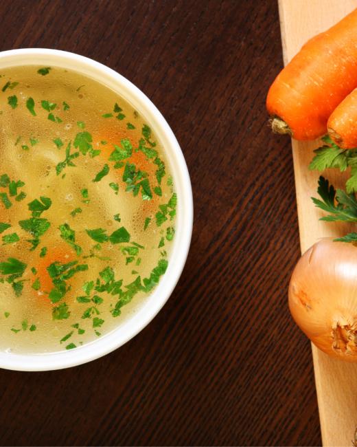 Bild: Montagstisch: Gemüsesuppe