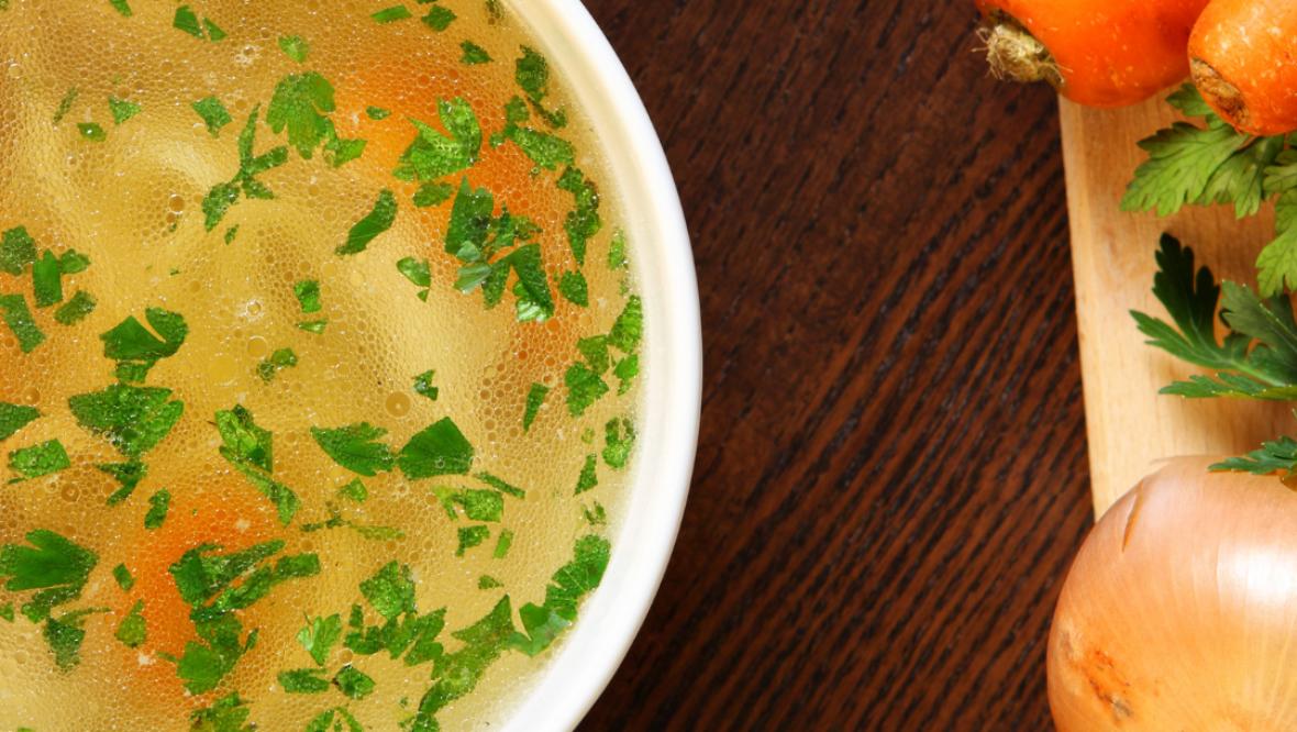 Bild: Montagstisch: Gemüsesuppe