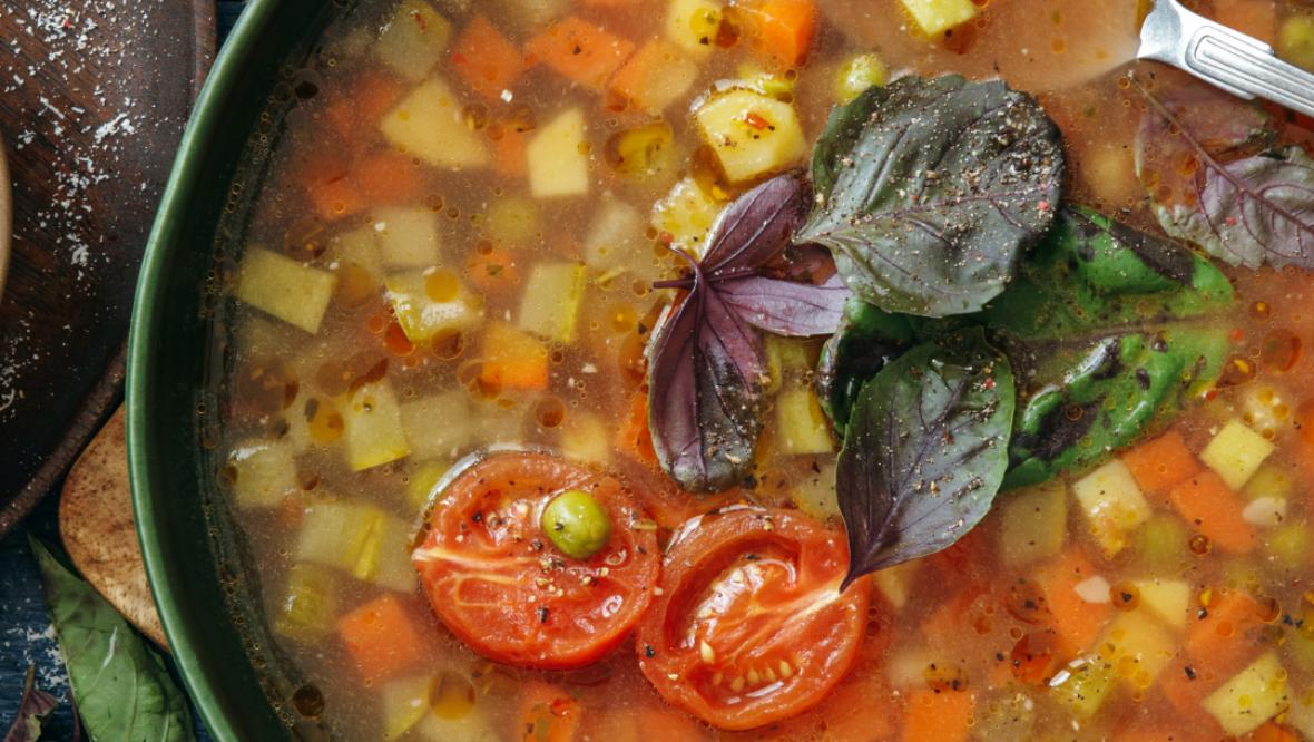 Bild: Montagstisch: Minestrone