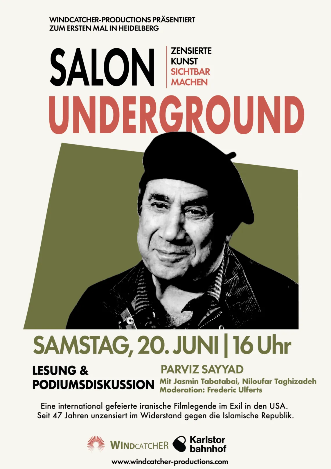 Parviz Sayyad – Karlstorbahnhof, 20.06.2026