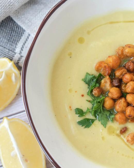 Bild: Montagstisch: Kichererbsen-Zitronen-Suppe