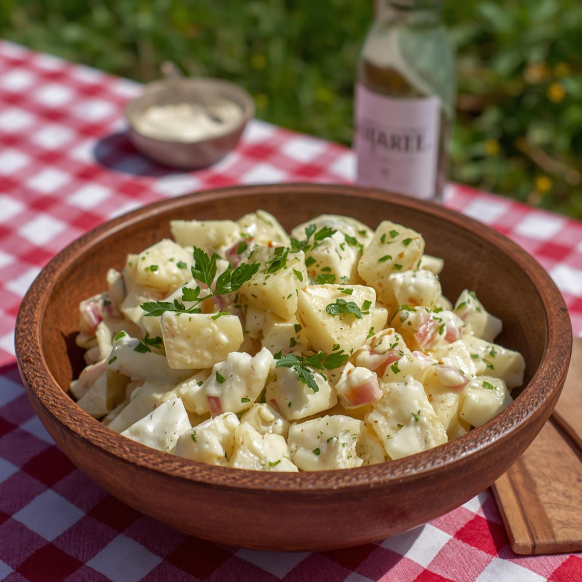 Bild: Montagstisch: Bayrischer Kartoffelsalat