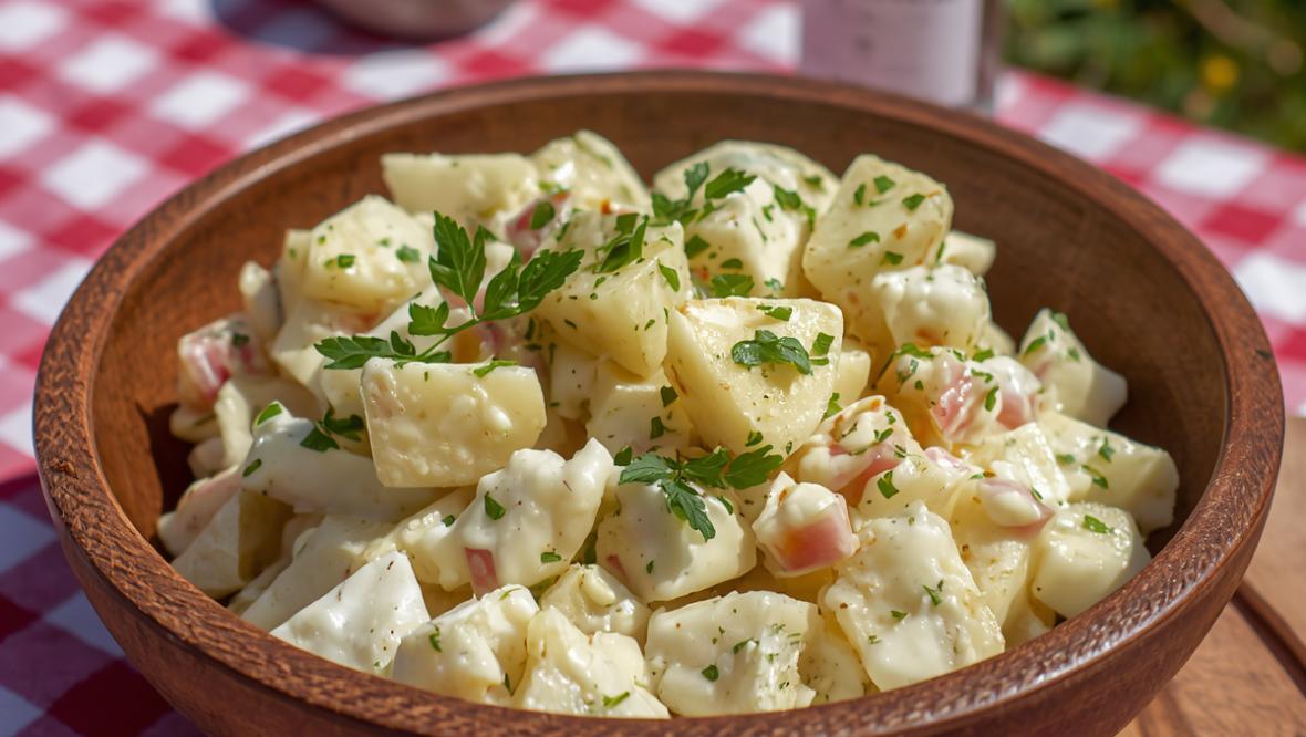 Bild: Montagstisch: Bayrischer Kartoffelsalat
