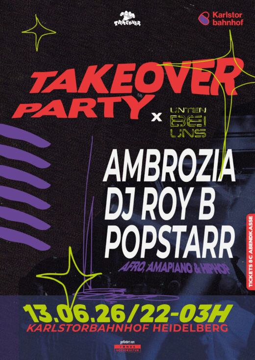 Bild: Takeover Party x UNTEN BEI UNS
