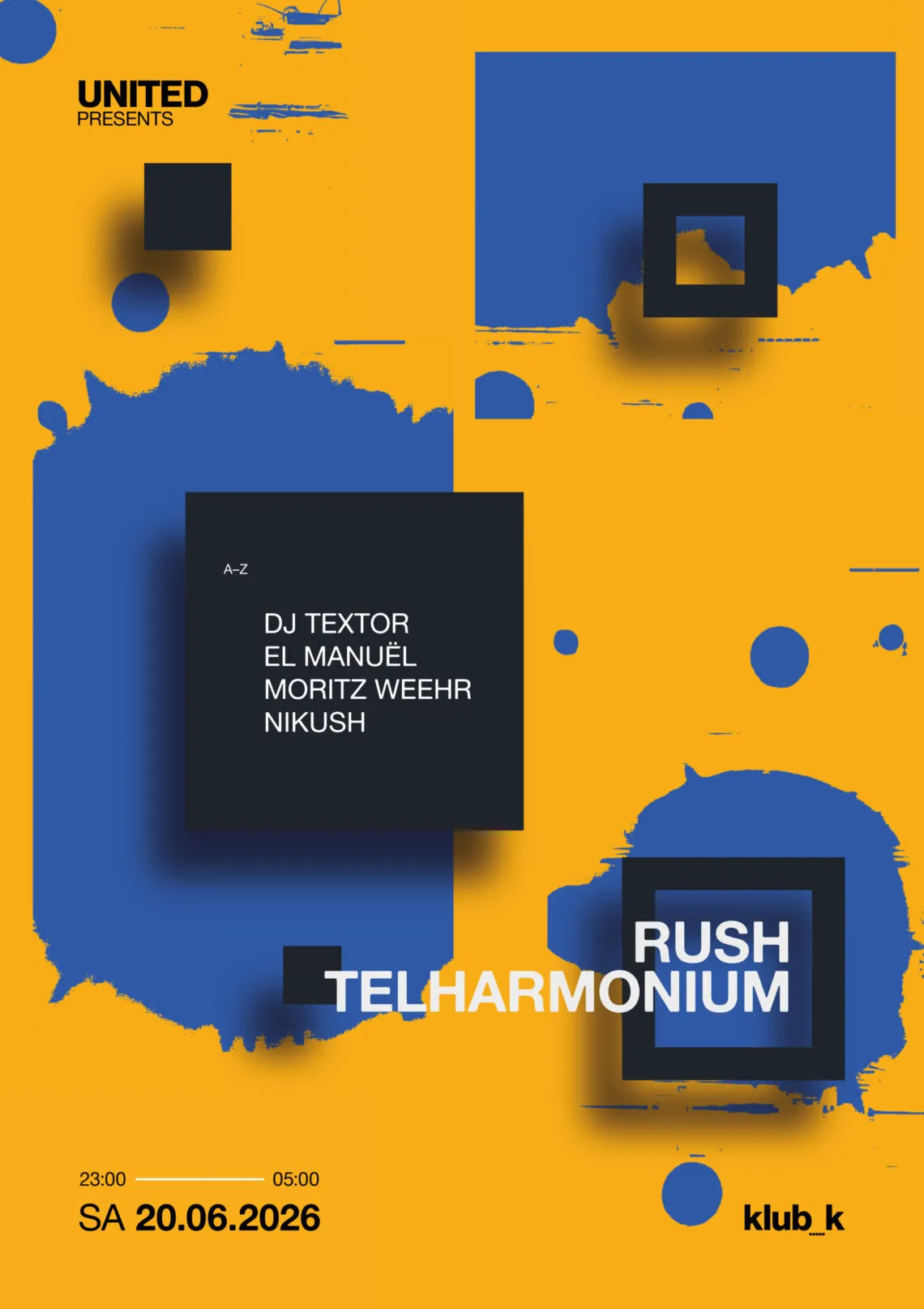 United presents: Telharmonium x Rush – Karlstorbahnhof, 20.06.2026