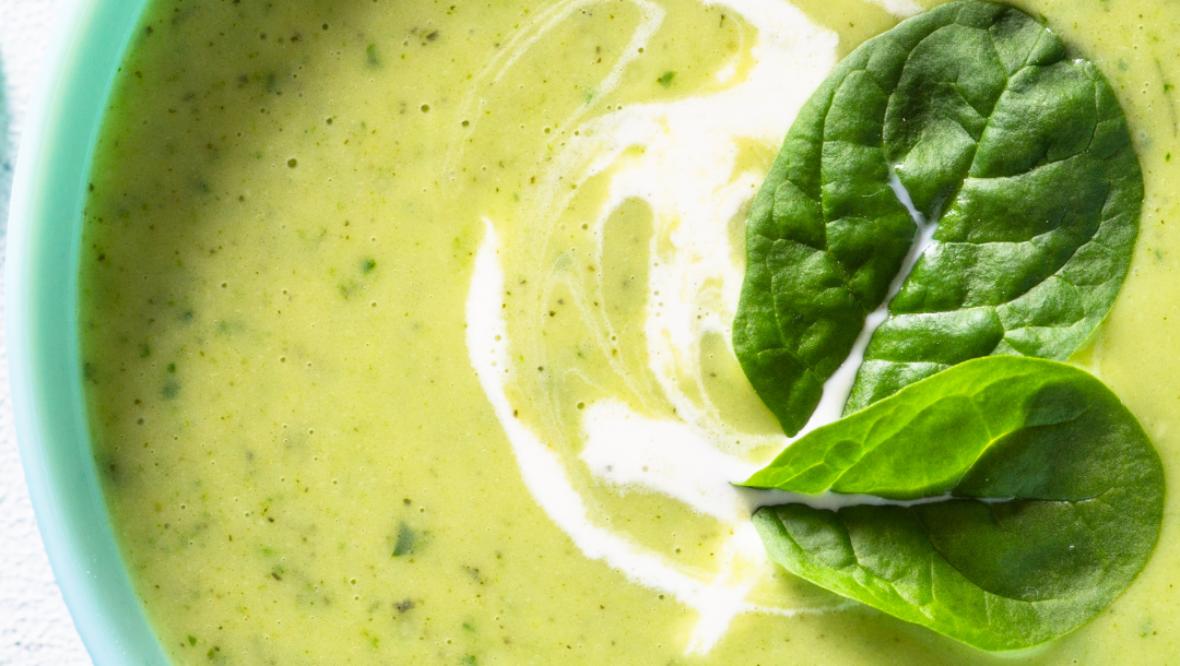 Bild: Montagstisch: Spinatsuppe