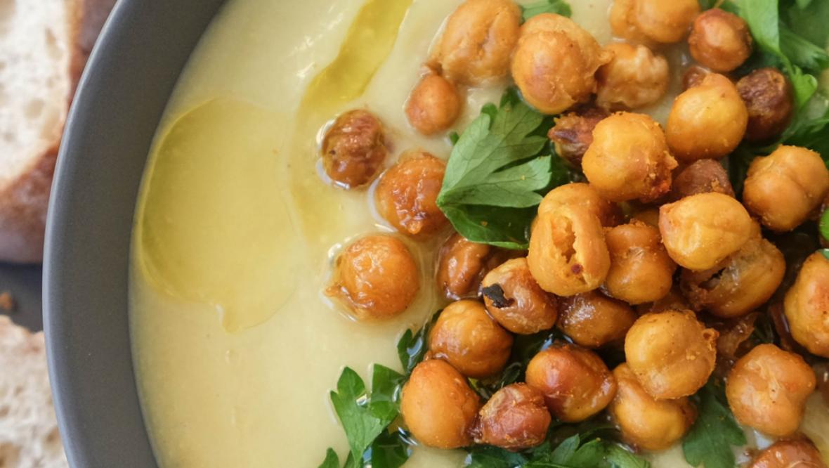 Bild: Montagstisch: Kichererbsen-Zitronen-Suppe