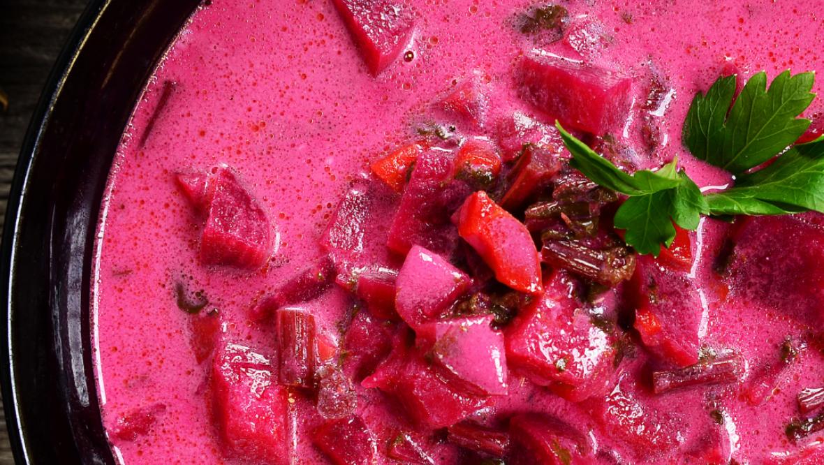 Bild: Montagstisch: Rote-Bete-Ingwer-Suppe