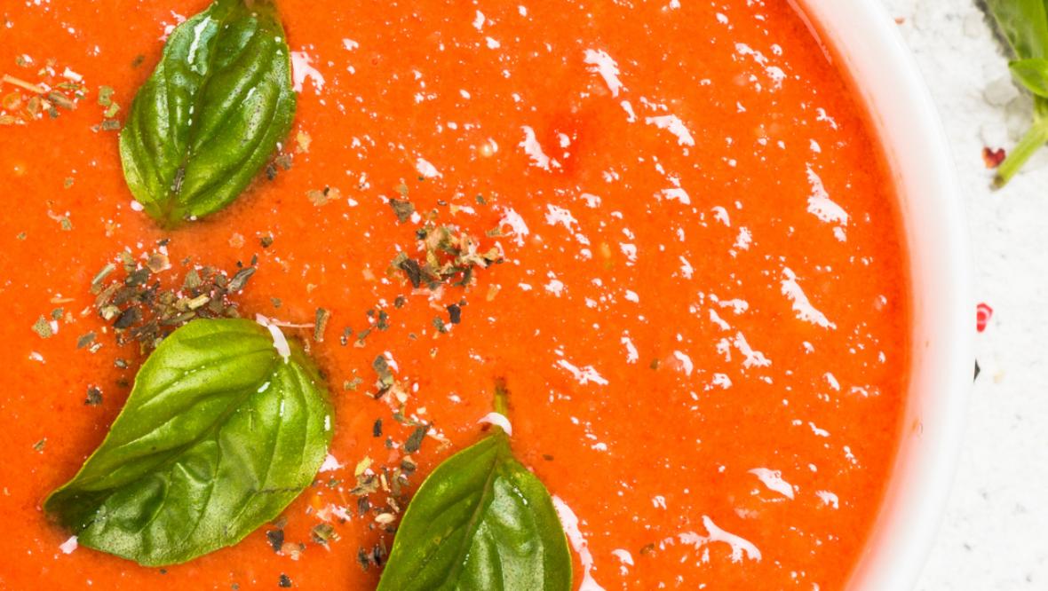Bild: Montagstisch: Tomatensuppe