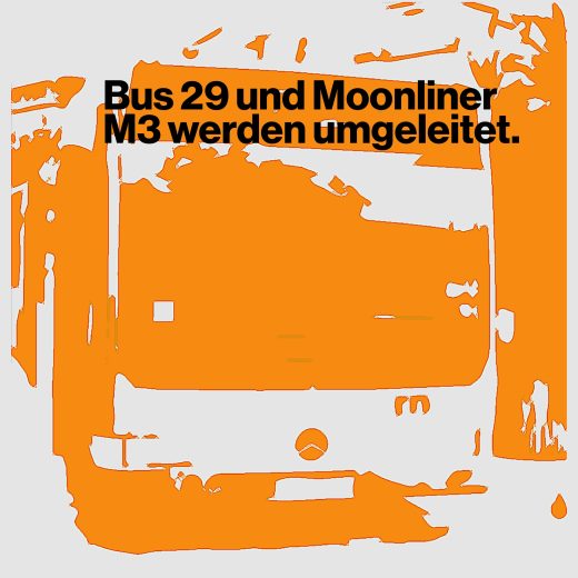 Bild: Achtung: Umleitungen im ÖPNV