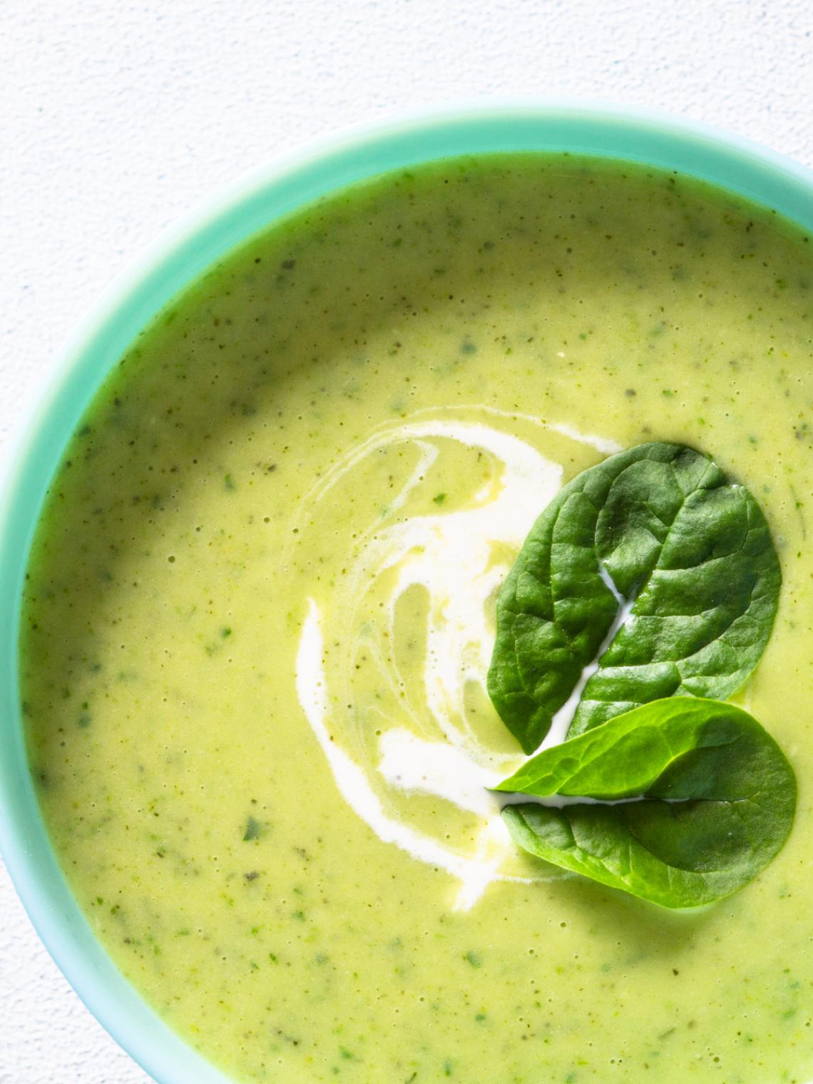 Bild: Montagstisch: Spinatsuppe