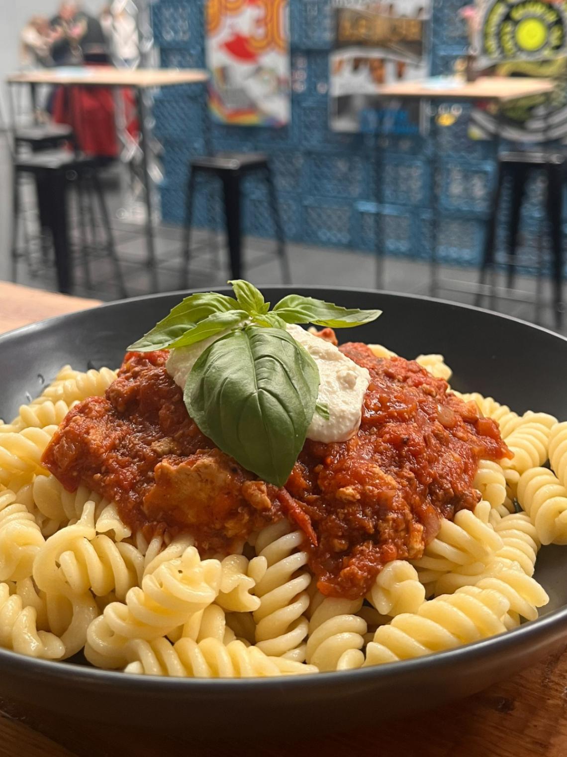Bild: Freitagstisch: Bolognese mit Tofu Ricotta