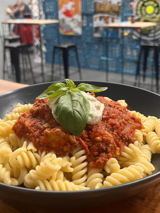 Bild: Freitagstisch: Bolognese mit Tofu Ricotta