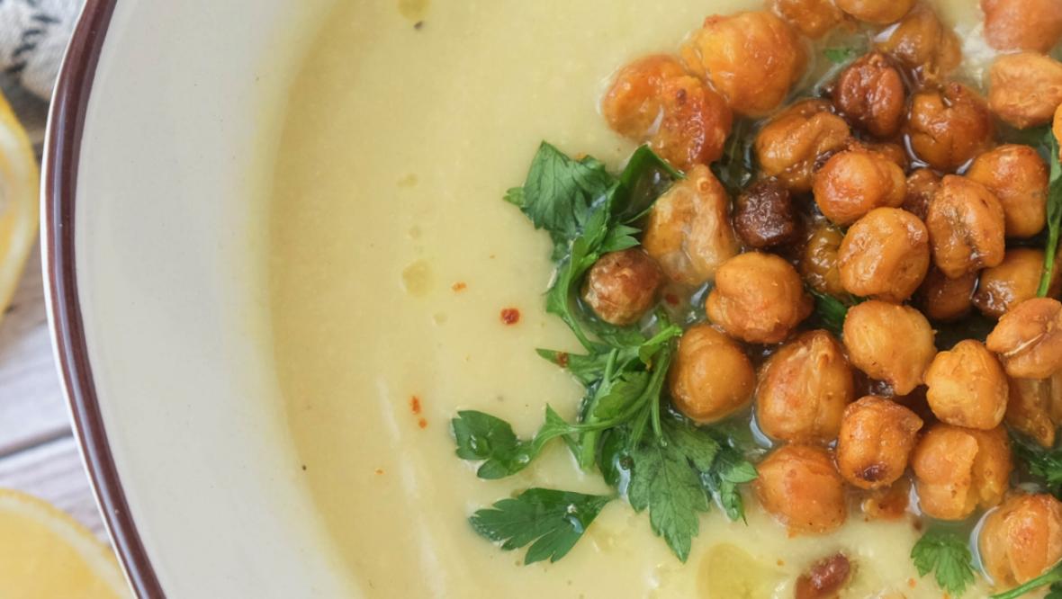 Bild: Montagstisch: Kichererbsen-Zitronen-Suppe